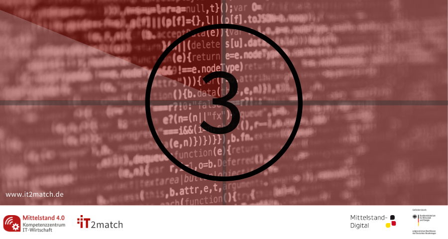 ItWirtschaft's tweet photo. COUNTDOWN / ‚IT2match‘ Webversion
In drei Tagen ist es soweit: Unser #MatchingTool ‚#IT2match‘ steht Ihnen bald als Webversion zur Verfügung. IT-Unternehmen können sich so noch einfacher #vernetzen und passende #Softwarelösungen finden. #staytuned #gemeinsamerfolgreich @BITMi https://t.co/MGfbC9XGpO