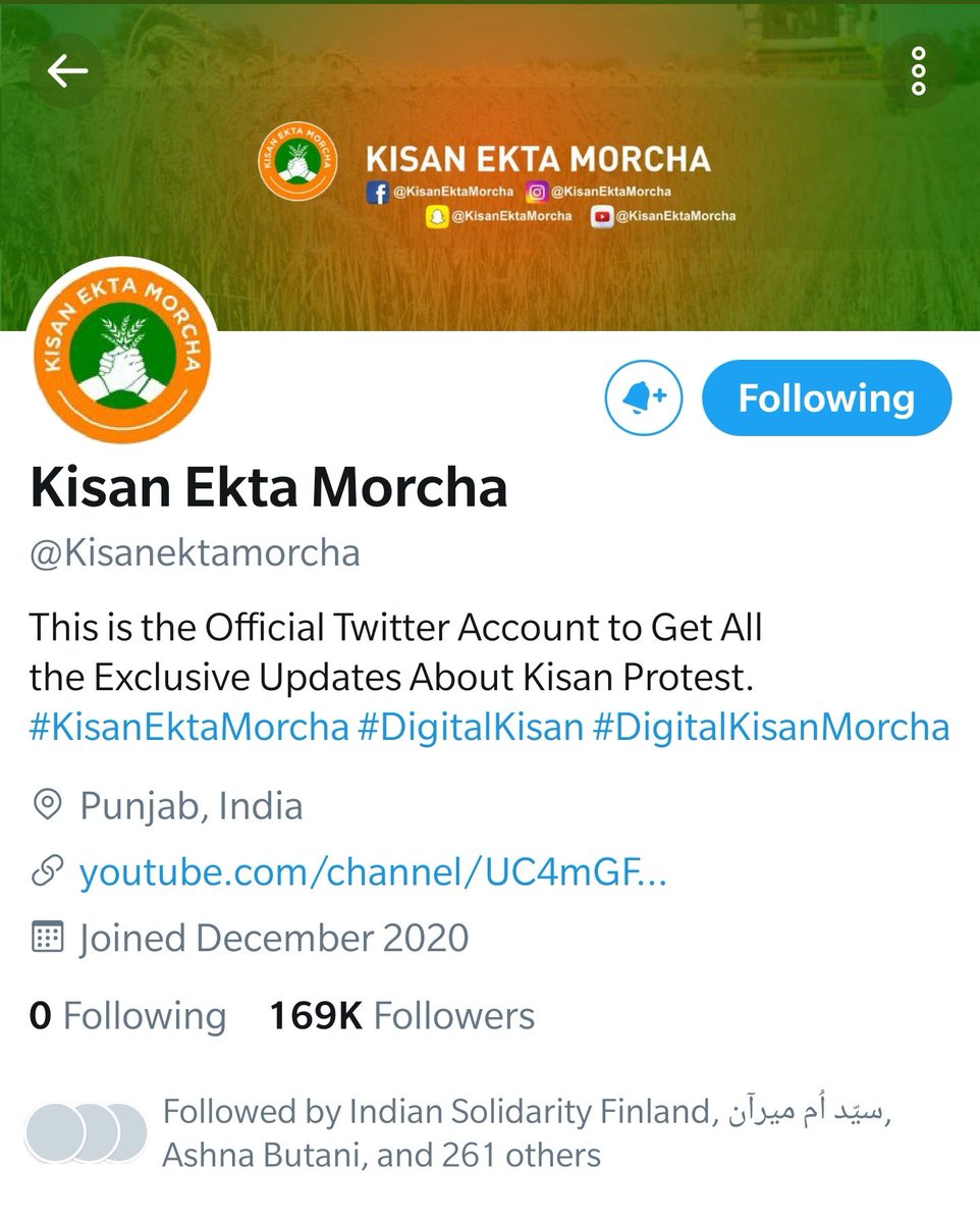 What! Even  @Kisanektamorcha's twitter account is withheld