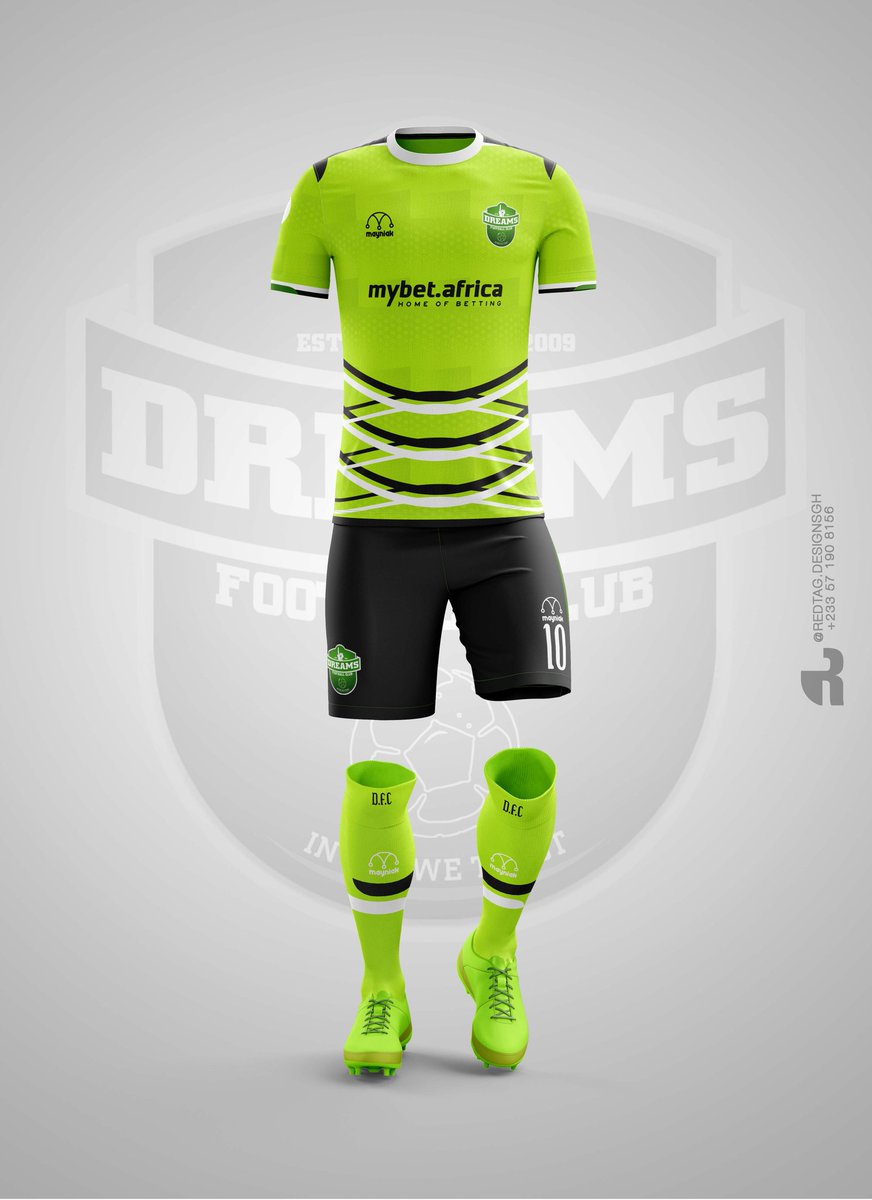 @DreamsFootballC Kit concept made by us.
#FootballKitConcept #Dreamsfc #mayniaksportswear #madeinGhana