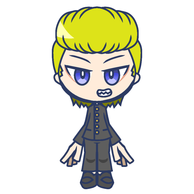 ミニキャラと等身大のtwitterイラスト検索結果