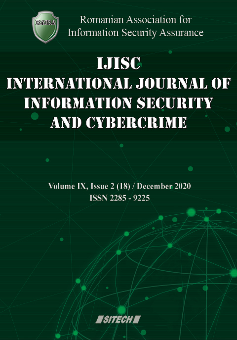 ICMihai's tweet photo. The latest issue of the International Journal of Information Security and Cybercrime (#IJISC) includes the papers published by #CyberEDU initiative Call for papers 2020 on cyber topics like policy, strategy, new services for the market, gamification.
https://t.co/0LdV0l4qPQ https://t.co/B8sZoN2epi