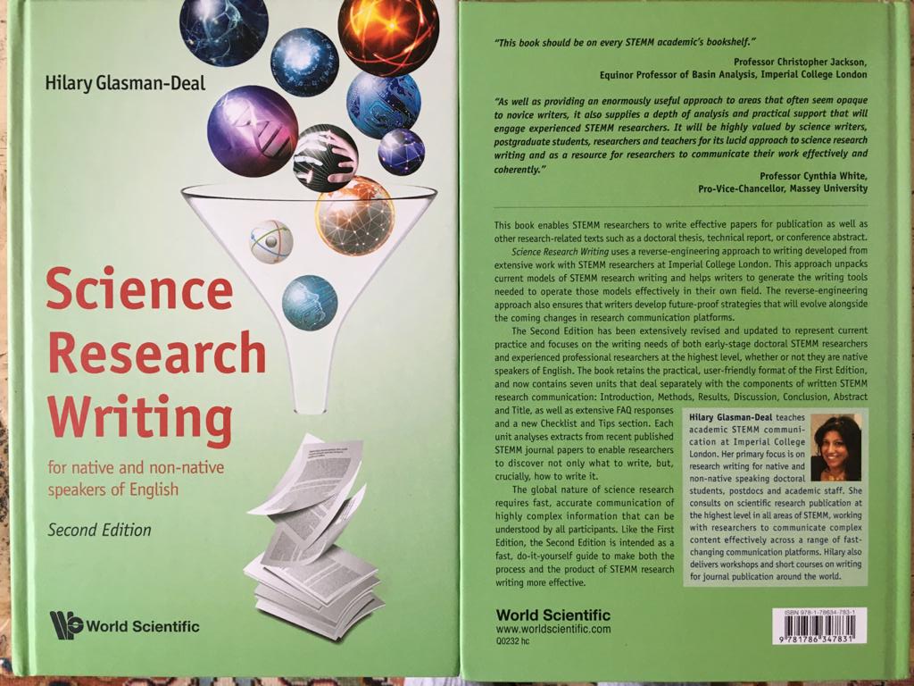 imperialenglish's tweet photo. 📢📢📢Are you looking to write clear &amp; effective STEMM research papers? We're excited to announce that Hilary Glasman-Deal's revised &amp; updated 2nd edition of her book, Science Research Writing for native &amp; non-native speakers of English, is out now: https://t.co/4qlAbFmOsS 🎉🎉🎉 https://t.co/yflIWWyo3m