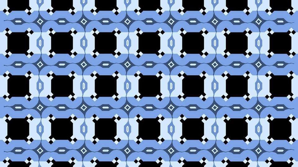 thevrjani's tweet image. Kezdjük a hétfőt egy optikai csalódással. A sötétkék csíkok teljesen vízszintesek, és párhuzamosak egymással 👀 (Nézd távolabbról és hunyoríts) 🧐
