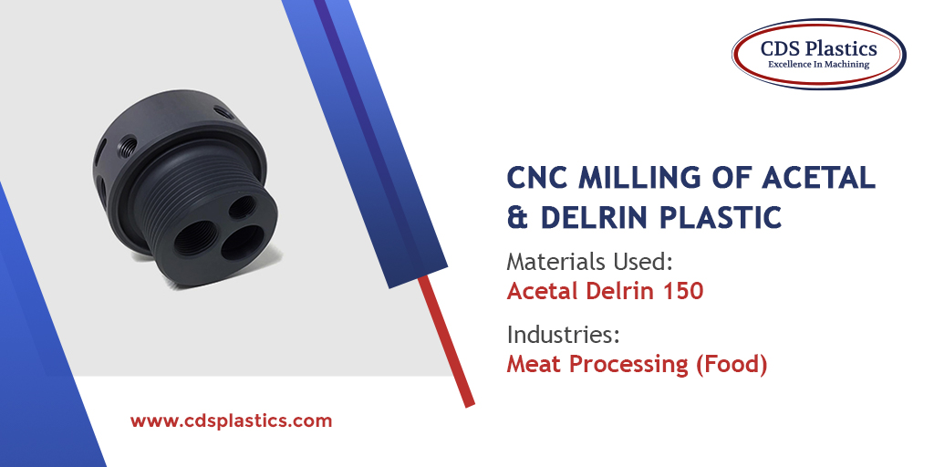 CDSPLASTICSINC's tweet image. Drawing on our experience with working with food grade metal detectable plastics, CDS Plastics, produces the scrapers (pellet inserts for meat grinders) used in sausage manufacturing. Get to know more: cdsplastics.com 
#CDSPlastics #CNC #cncmachining #engineering #plastic