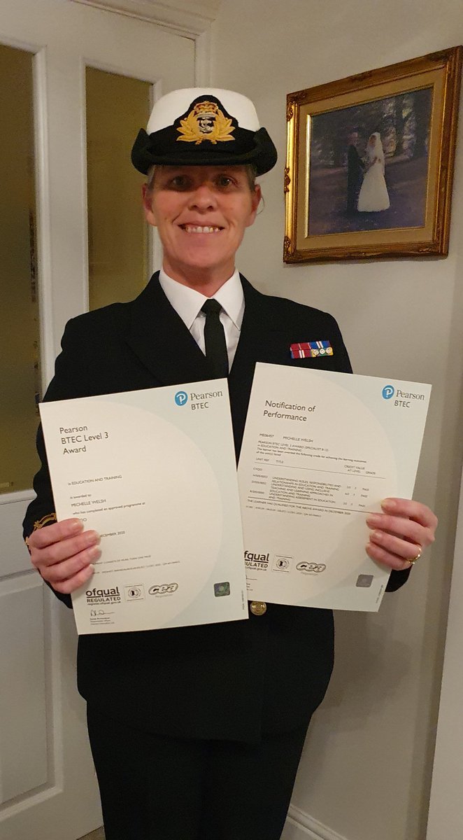 Many congratulations to some of our Volunteers receiving the BTEC L3 in Education and Training certificates <a href="/EasternArea_SCC/">Eastern Area Sea Cadets</a> <a href="/SeaCadetsNW/">Sea Cadets NW</a> <a href="/SeaCadetsLondon/">London Area SCC</a> <a href="/Captain_SCC/">Captain Sea Cadets</a> <a href="/CVQO/">Cadet Vocational College - the new name for CVQO</a> good luck to the rest of the group who just completed and the next course starting 6th Feb 🎓🤞