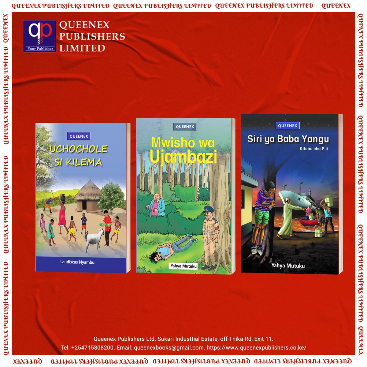 Queenexbooks's tweet photo. Queenex Publishers - Kenya's Largest Bookstore.
Place your order now, Visit https://t.co/m9AvDri7fg
#ShopOnline 
#queenexonlineshop
#February2021
#HappyNewMonth
#MondayMotivation https://t.co/YNeoC0oktx