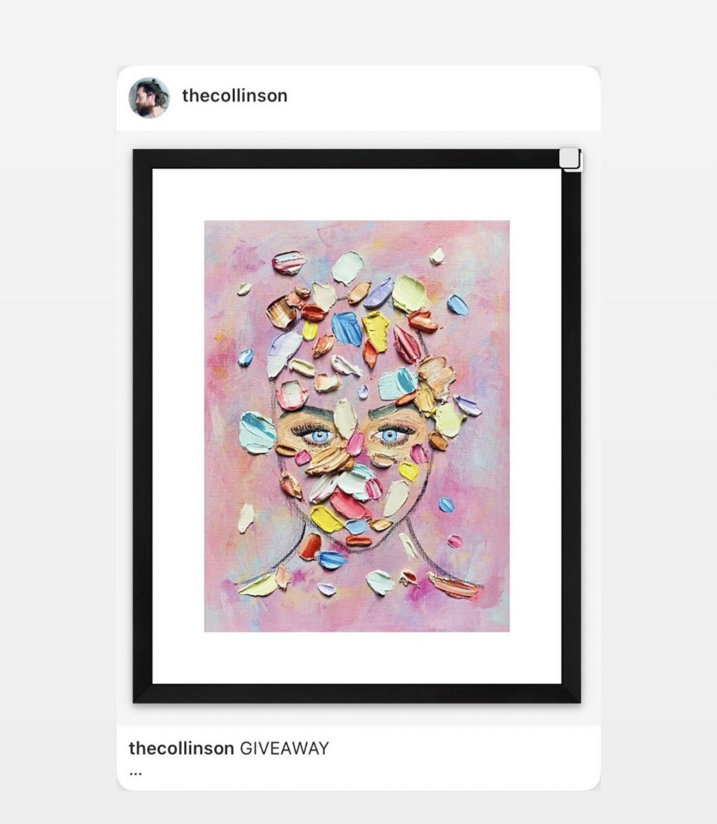 JenniferDodd8's tweet photo. I am beyond excited to have picked as one of the lucky winners of this beautiful paintings by @thecollinson #madebyday #artwork #MondayMotivation #thecleanlife https://t.co/yaXRNA4Kaz