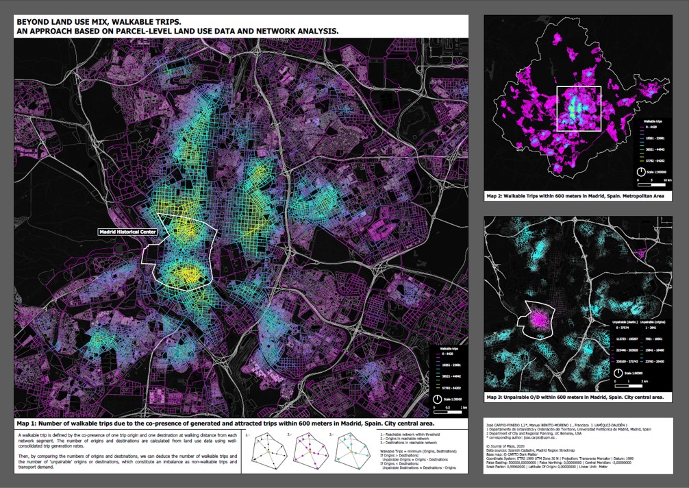 tGIS_ucm's tweet image. 🗣️📰Nuevo artículo: Beyond land use mix, walkable trips. An approach based on parcel-level land use data and network analysis de @CarpioPi, Manuel Benito-Moreno y Patxi Lamíquiz-Daudén. Disponible en: tandfonline.com/doi/full/10.10… 👏 #Journalofmaps