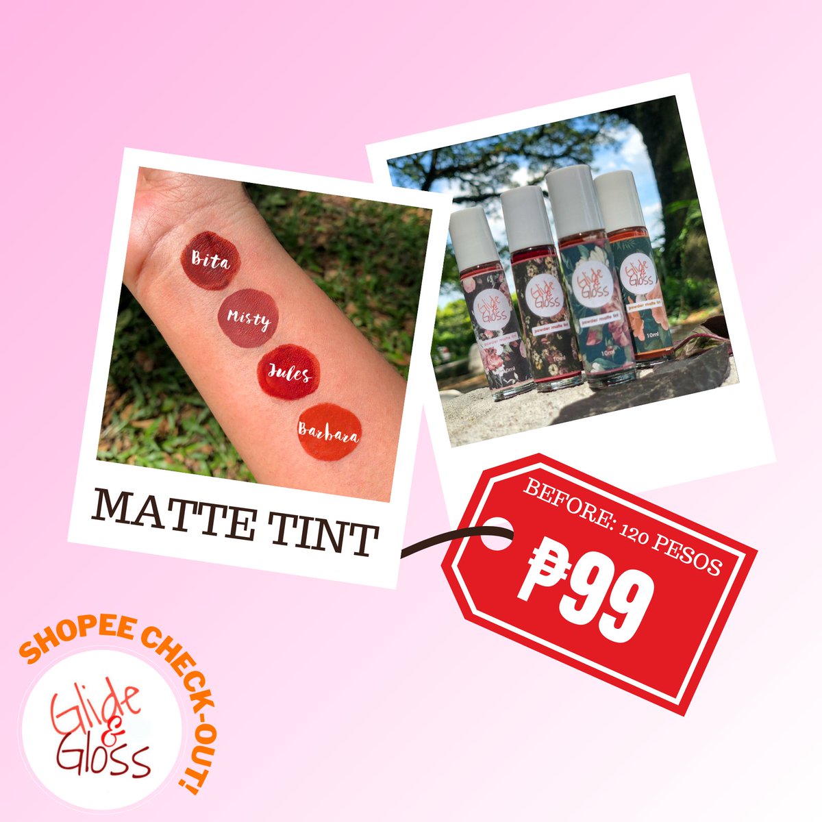 glideandgloss's tweet photo. ‼️ LIP BUTTER NOW ONLY 79 PESOS ‼️

‼️ SEMI-GEL TINT NOW ONLY 89 PESOS ‼️

‼️ POWDER MATTE TINT NOW ONLY 99 PESOS ‼️

‼️ EYEBROW POMADE WITH FREE 2-IN-1 SPOOLEE BRUSH NOW ONLY 99 PESOS ‼️

ADD TO CART NOW WHILE STOCKS LAST!!! SHOP HERE: https://t.co/VBSVgRRC4U 🛒🛒🛒 https://t.co/jAxBWm440l