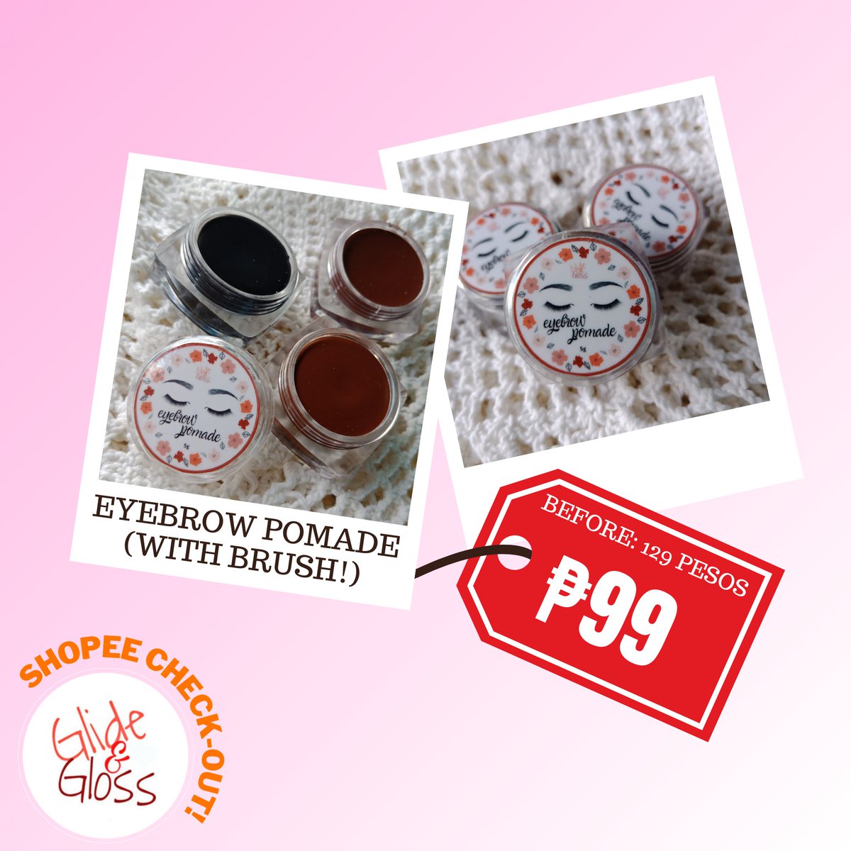 glideandgloss's tweet photo. ‼️ LIP BUTTER NOW ONLY 79 PESOS ‼️

‼️ SEMI-GEL TINT NOW ONLY 89 PESOS ‼️

‼️ POWDER MATTE TINT NOW ONLY 99 PESOS ‼️

‼️ EYEBROW POMADE WITH FREE 2-IN-1 SPOOLEE BRUSH NOW ONLY 99 PESOS ‼️

ADD TO CART NOW WHILE STOCKS LAST!!! SHOP HERE: https://t.co/VBSVgRRC4U 🛒🛒🛒 https://t.co/jAxBWm440l