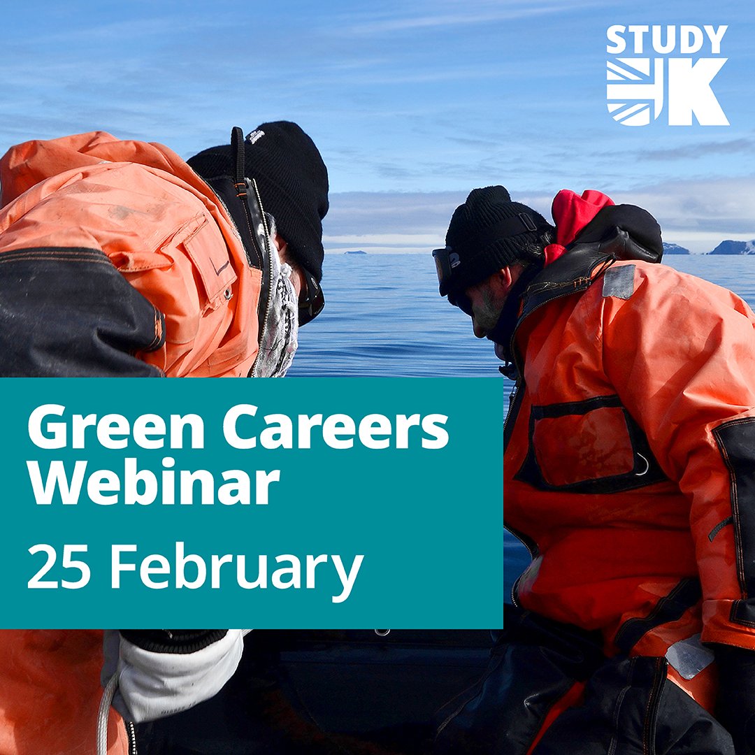 Want a career that helps the #environment? Learn from experts from East Asia &amp; the UK abt the different paths into green careers, covering the #marine industries, #ocean technology, #agriculture &amp; sustainable production &amp; consumption. bit.ly/2YoRMWP #COP26 #climatechange