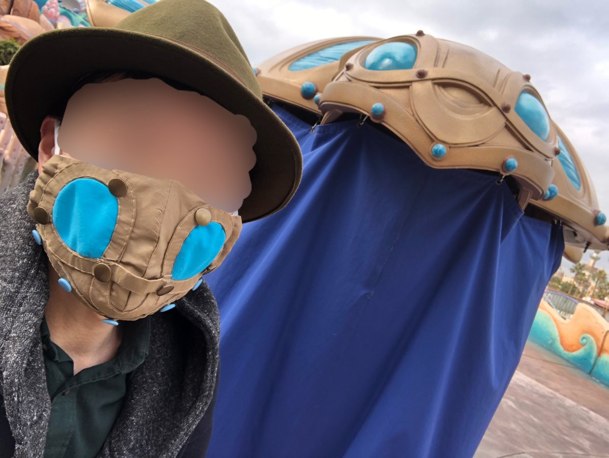 yuucanium's tweet photo. 本日の #nomagicwithoutmasks #seaturtlesurvenirs #シータートルスーヴェニア https://t.co/qfjUXEwbyl
