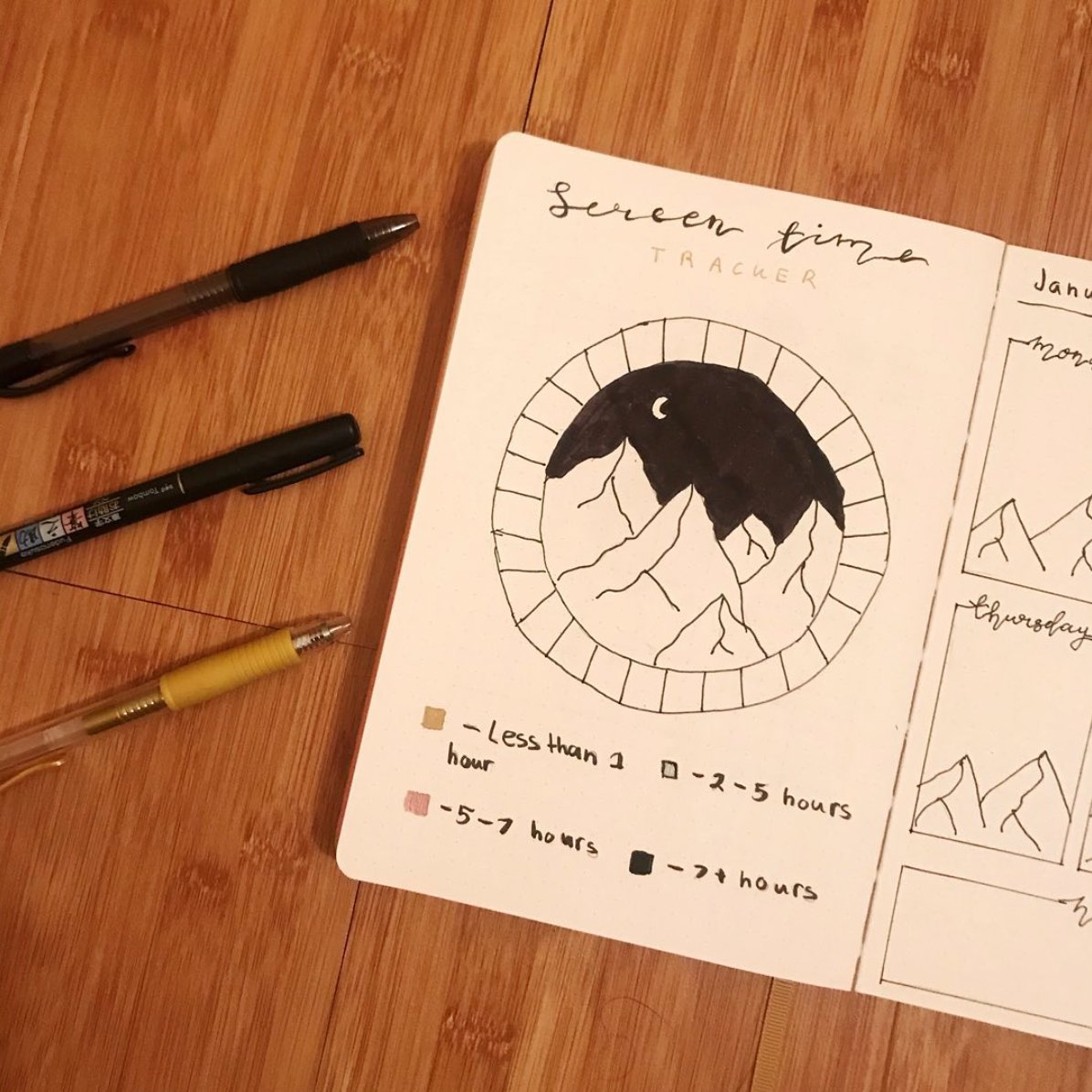 OurHourOff's tweet image. Love this screentime tracker by bullet journalist Koalaty Bujo Putting pen to paper and really seeing how you're spending your time is such a fab idea! Now to work on my drawing 😬

#screentime #unplug #switchoff #OurHourOff #bulletjournal #digitaldetox #detox