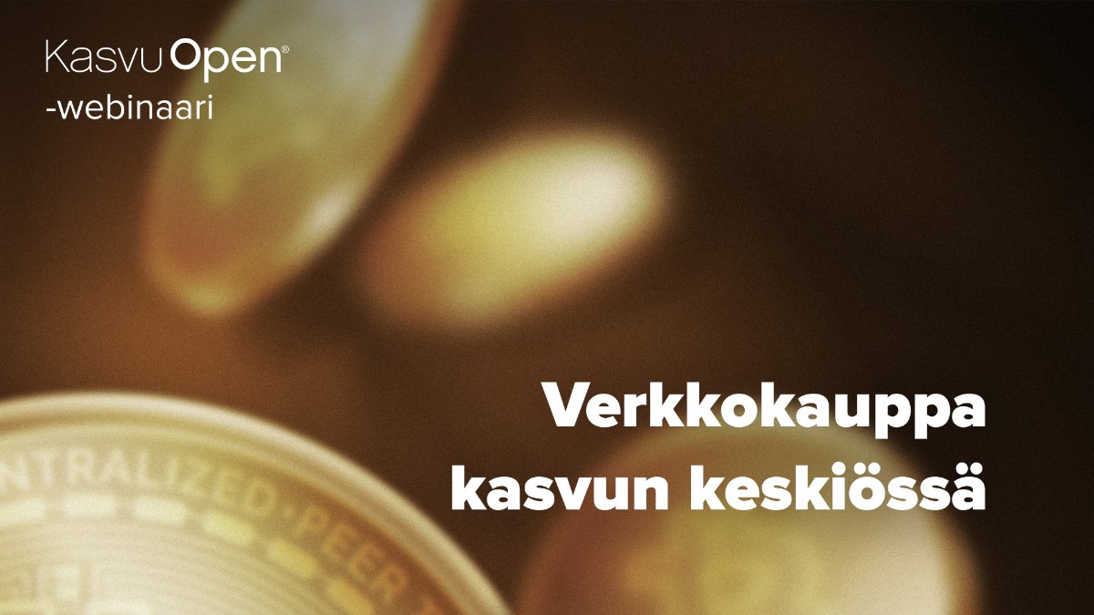 Mitä mahdollisuuksia #verkkokauppa tarjoaa? Voiko yritys kasvaa verkkokaupan avulla? Mitä iloa osallistumisesta Verkkokaupan Kasvupolulle on? KLIKKAA Verkkokauppa kasvun keskiössä -webiin ti 16.2. klo 9.30 👉 fal.cn/verkkakauppawe… 

Mukana: <a href="/paytrail/">Paytrail</a> <a href="/Postigroup/">Posti</a> <a href="/WoolmanIO/">Woolman</a>