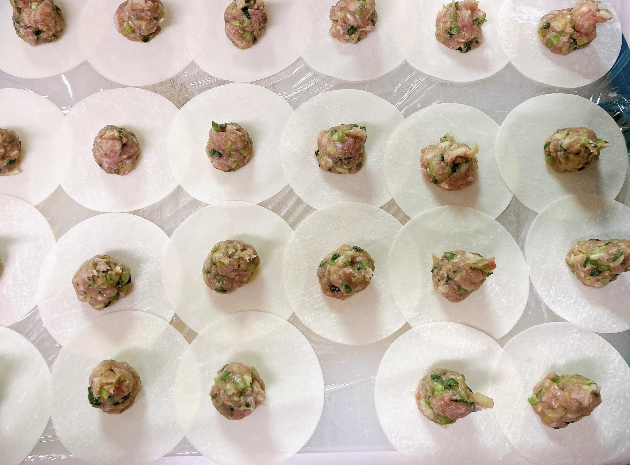 餃子を作るのが面倒くさい？そんな時は生クリームの絞り袋を使うのがいい！