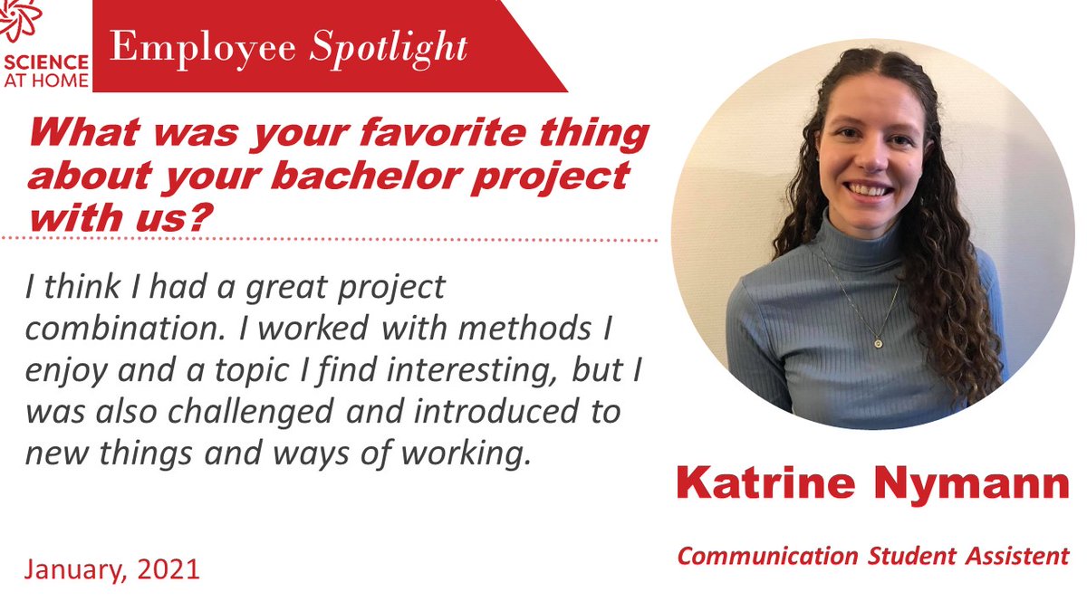 sciathome's tweet image. What is it like to write a bachelor project @scienceathome? Spotlight on Student Helper @KatrineNymann about her work with #communication and #bachelorproject on human #problemsolving using our game Crystal Crop Fever! Congrats on finishing your project! bit.ly/katrinespot