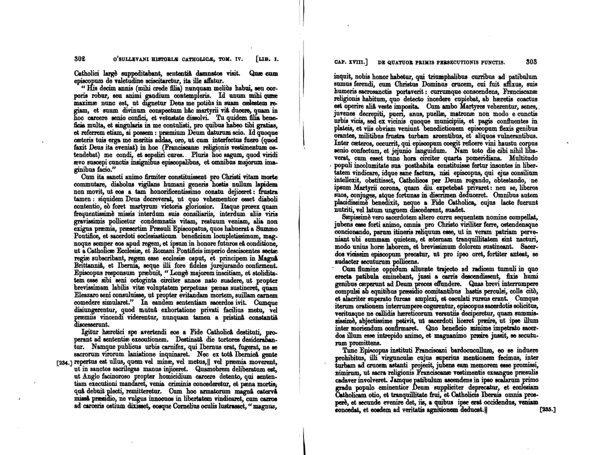 As with just about everything in EM Ire, details are disputed. There are several reports, some claiming to be eye witness, some are very hostile, whilst some are literally hagiographical. Barnaby Rich is a noted critic, and Philip O'Sullivan Beare is sympathetic.