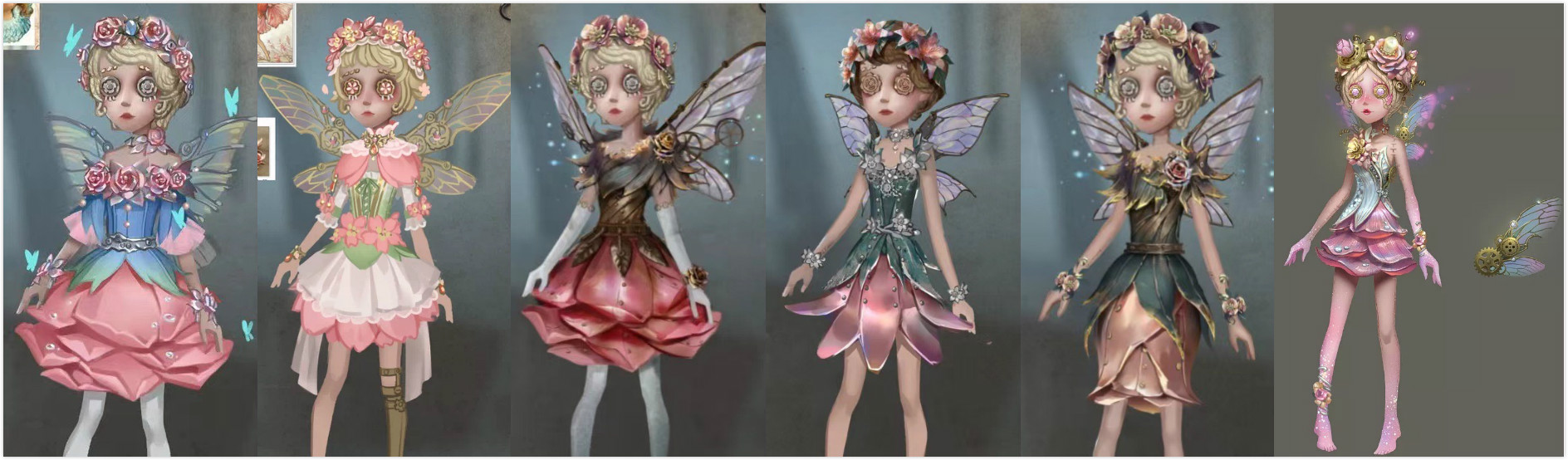 Vivi Identityv第五人格 デザイン過程 機械技師ー枯れない花 少女は自分が作った金属製の花の子ルンルンの服を着っています というテーマでこの衣装をデザインしたそうです T Co Duzvnv0frx Twitter