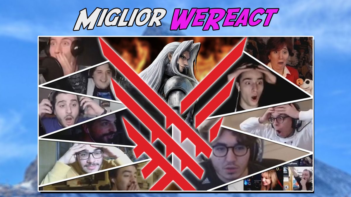 nintubers's tweet photo. - Miglior #WeReact: #Montage su #SephirothinSmash (con @anarkynn, @AnnonisulTubo, @Emme_Gray, @Extrick2, @Omar_El_Finiks, @HildaNamida, @Midoriss_, Palazz, @brndqn, @TsukikoKimchi e @unluckVanitas)
👇Continua sotto👇 https://t.co/2web3mgMGi