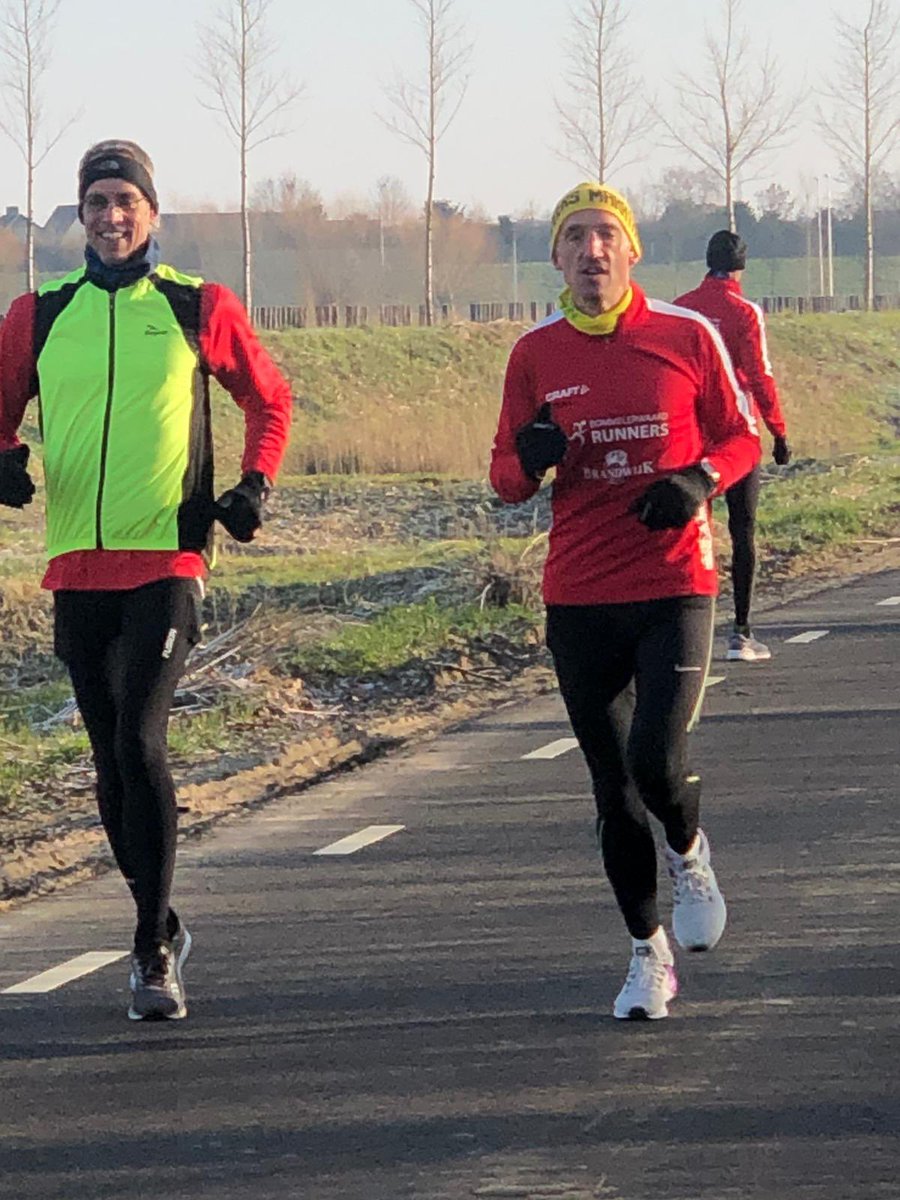 BWRunners's tweet photo. @BWRunners Heerlijk genoten van alternatieve zonnige corona proof #2rivers marathon! Focus op #Roparun2021 #team76 #Brandwijk https://t.co/BTAbww3lnD