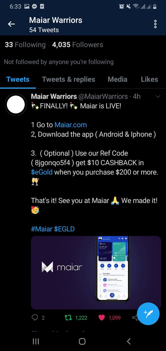 seeyouleiter's tweet photo. @ScottZILWarrior @MaiarWarriors done sir!

🚀🚀🚀 https://t.co/EwR6jF77uX