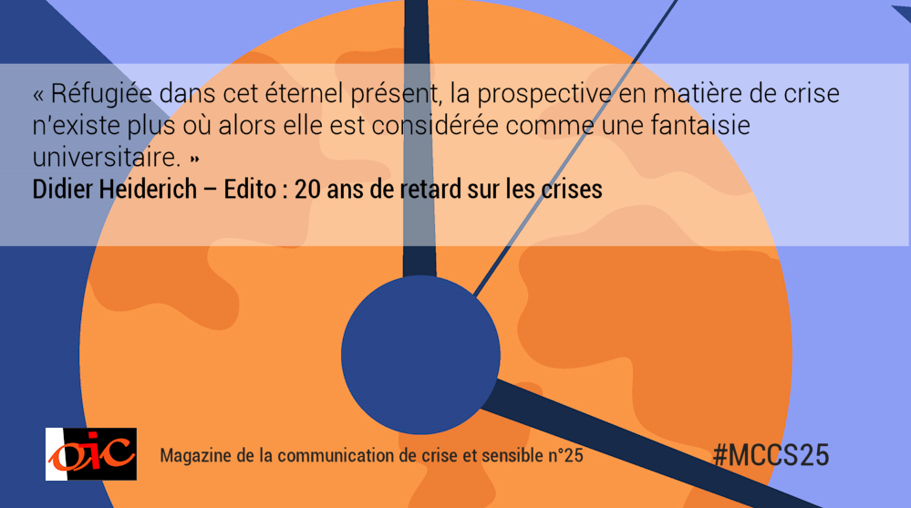 ActuOIC's tweet photo. #MCCS25 Dans son édito, @HeiderichD dresse un constat, nous avons "20 ans de retard sur les crises" #gescrise #comdecrise #RPCrise➡️https://t.co/fGrfDmkUTt https://t.co/XSJ89OcnYU