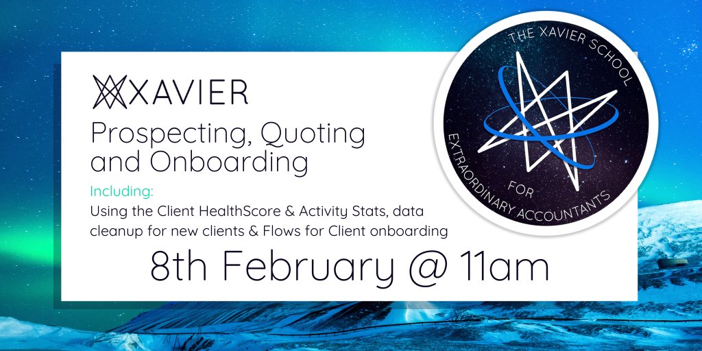Accountants &amp; Bookkeepers: Want to make sure you're getting paid for the work you do? 
On the 8th of Feb learn how to use Xavier for Quoting, Prospecting &amp; Onboarding - our clean data &amp; activity insights help you price with confidence 💪 

Register here: buff.ly/3anN5SP