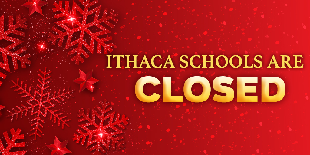 IthacaNYSchools's tweet photo. The ICSD will be closed today, February 1, due to inclement weather. All instruction and school-sponsored activities (both in-person and remote) are canceled, and school meals will not be available for pickup. 

We hope you have a wonderful, safe snow day! ❄️🛷☃️ https://t.co/zWENT3q5Wl