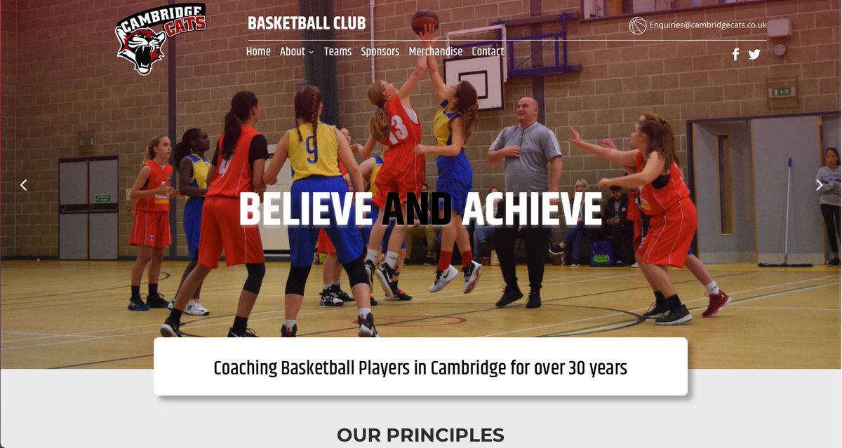 nextnorth's tweet image. New website design for cambridgecats.co.uk Basketball Academy !
This was a complete rebuild on their existing website which was quite outdated. Now looking much more professional and user friendly!