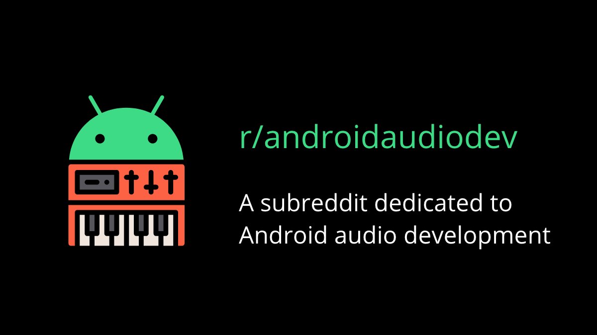 meteaurestudios's tweet image. 🤖 Hey Android audio apps developers 🤖

📢 We&apos;ve just created a subreddit so we can connect with each other.

reddit.com/r/androidaudio…

Please spread the word !

#reddit #android