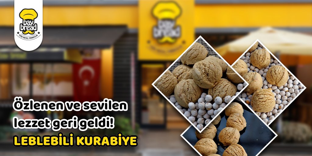 bay_bread's tweet photo. Özlenen ve sevilen lezzet geri geldi: Leblebili Kurabiye ☺️
Siz istediniz, biz yaptık! Her damak tadına hitap eden lezzetlerimizden en sevilenlerden olan Leblebili Kurabiye Bay Bread mağazalarımızda sizi bekliyor!
#baybread #baybreadyeninesilfırıncılık https://t.co/uZVzWXghW5