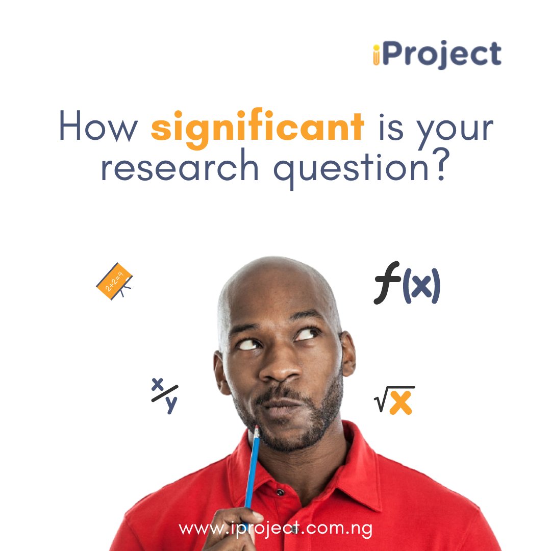 iprojectng's tweet photo. When writing your final year project, research questions give direction to your work, it also aids the understanding of the research audience on the significance of that particular research and identifies a gap in the research.
#iprojectng #finalyearproject #mondaymotivation https://t.co/HZBO2mA3Wc