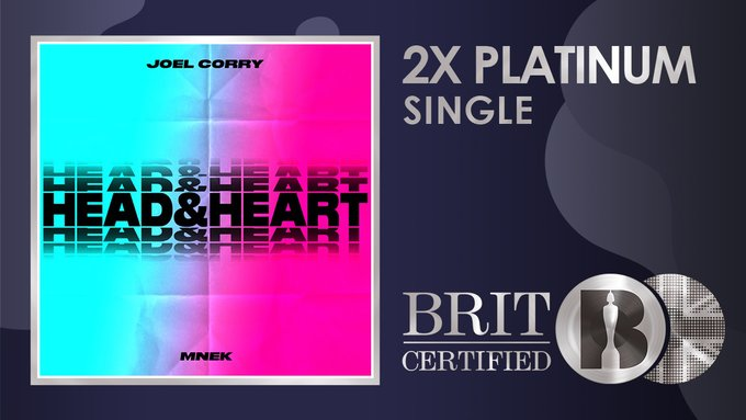 umpg_uk's tweet photo. #ICYMI
@JoelCorry & MNEK's 'Head & Heart' has gone 2⃣x Platinum 💿
Listen -> https://t.co/fuH9M8EnEt
#JoelCorry #MuiscMonday https://t.co/zawplXCJrS