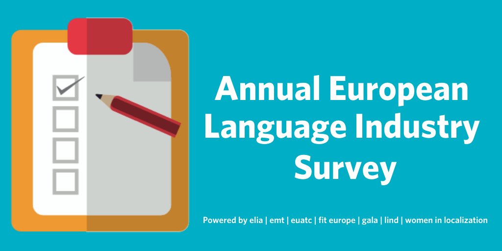 We know, survey fatigue is REAL. But let's be honest, after 2020, it's more important than ever to gauge how everyone is feeling. If you haven't already, take a moment to contribute your thoughts to the Annual European Language Industry Survey. bit.ly/2KeRLRY