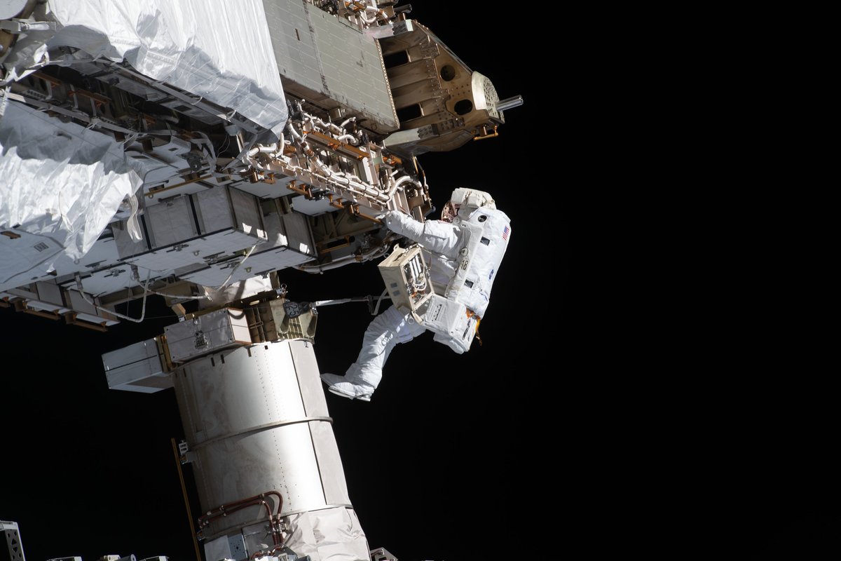 .<a href="/NASA/">NASA</a> TV is live with coverage of today's spacewalk with @Astro_Illini and <a href="/AstroVicGlover/">Victor Glover</a>. Learn more about today's tasks on the space station here... go.nasa.gov/3cvMfGq