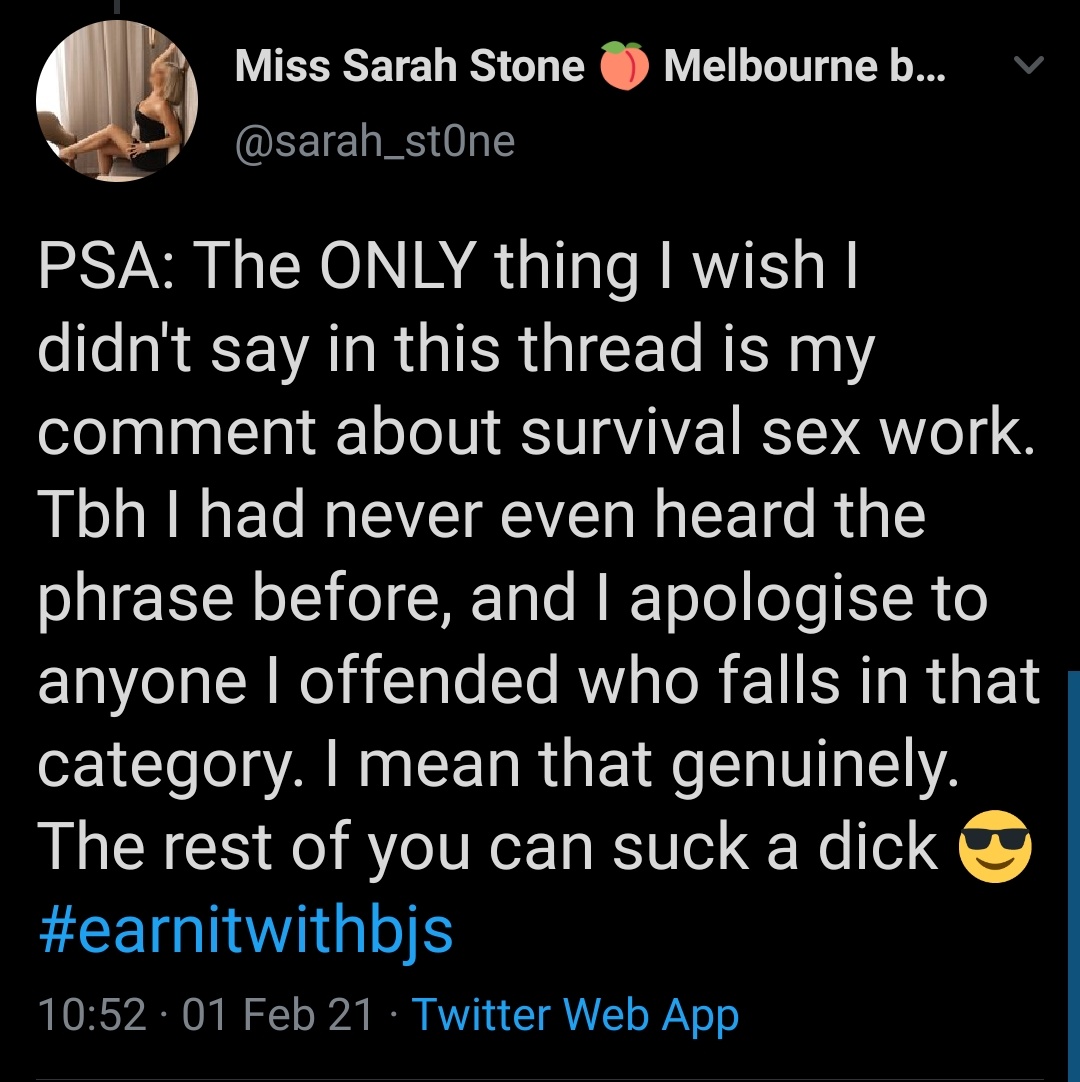 WhoreBitter tweet picture