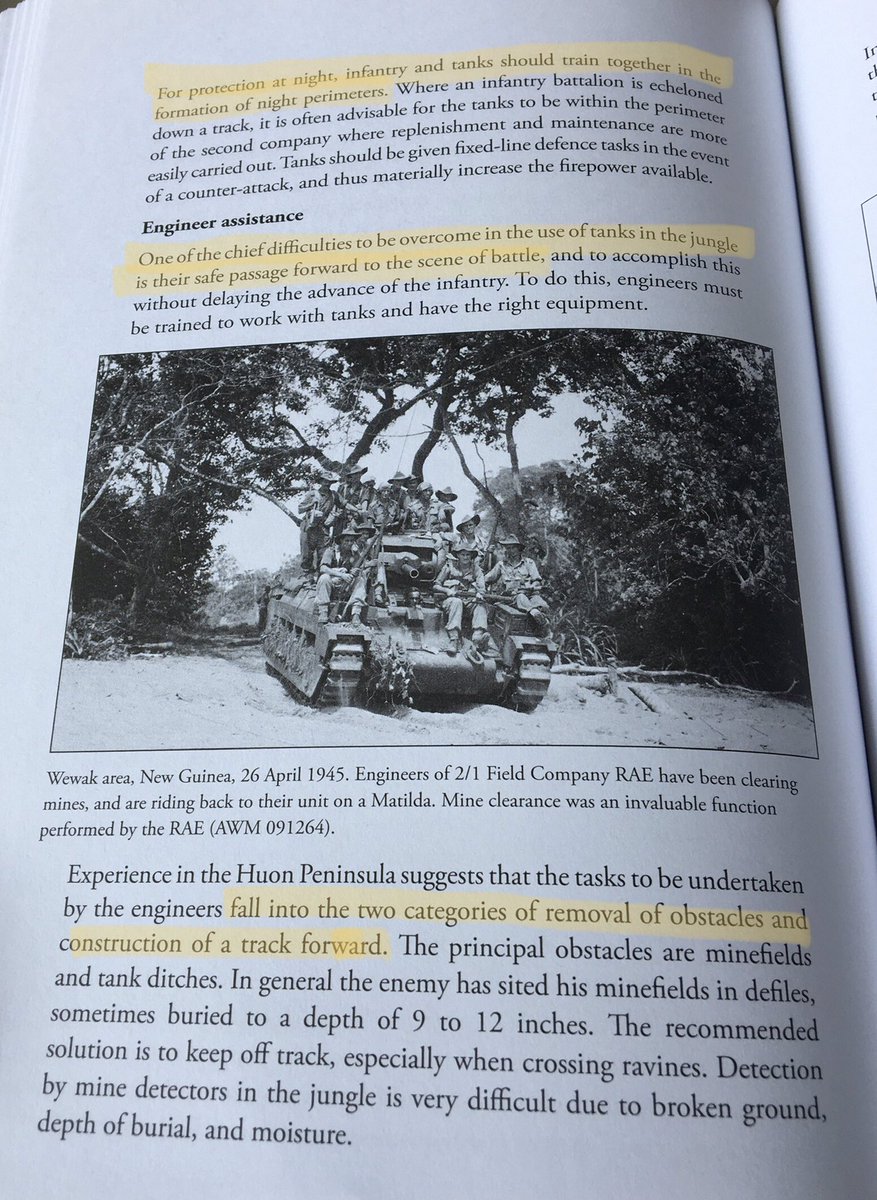 It continues with some real gems on infantry / tank cooperation and tactics, and more on engineer support ...