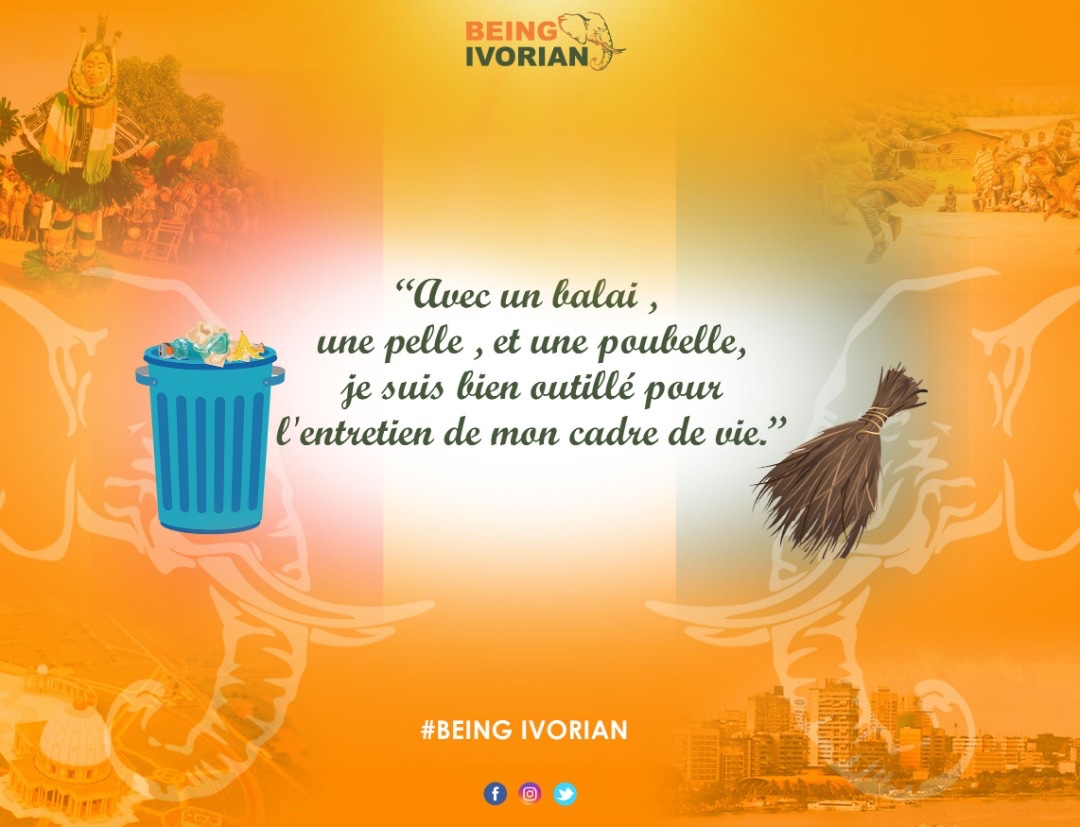 BeingIvorian's tweet photo. Avec un balai, une pelle, et une poubelle, je suis bien outillé pour l’entretien de mon cadre de vie. #beingivorian #being #motivated https://t.co/tZK9aSiP7E