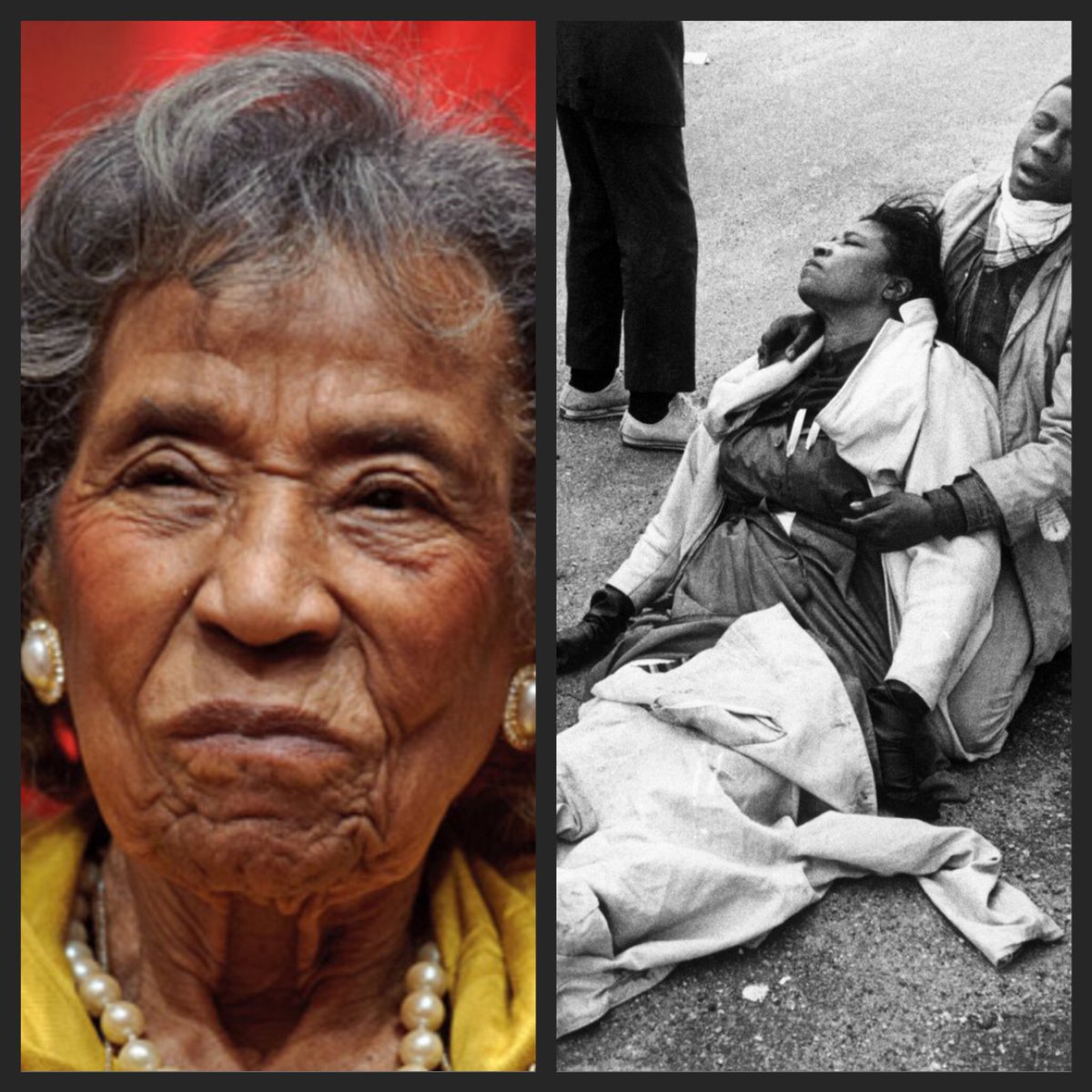 Amelia Boynton Robinson helped to organize the 1965 Selma march. She also became the first Black woman to run for Congress in Alabama! Although her candidacy was unsuccessful it helped to highlight and bring awareness to voter suppression.  #BlackHistoryMonth    #BlackHerstory