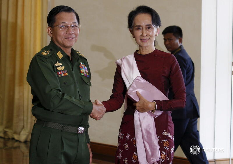 From soldier to politician:Min Aung Hlaing took over the running of the military in 2011 as a transition to democracy began. Diplomats in Yangon said by the onset of Suu Kyi’s first term in 2016, Min Aung Hlaing had transformed himself from taciturn soldier into a politician