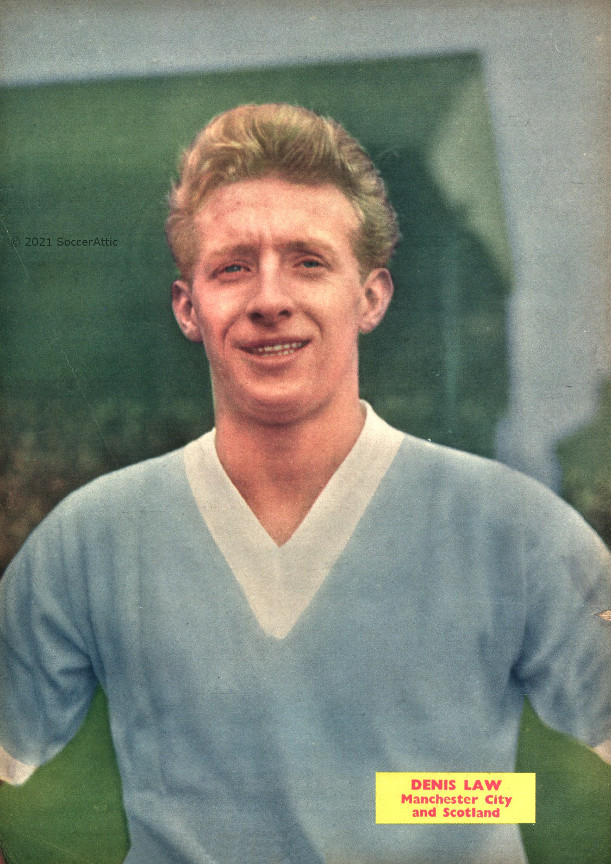 #CBFM 60 years ago this month featured a 20 year-old Denis Law of #MCFC
