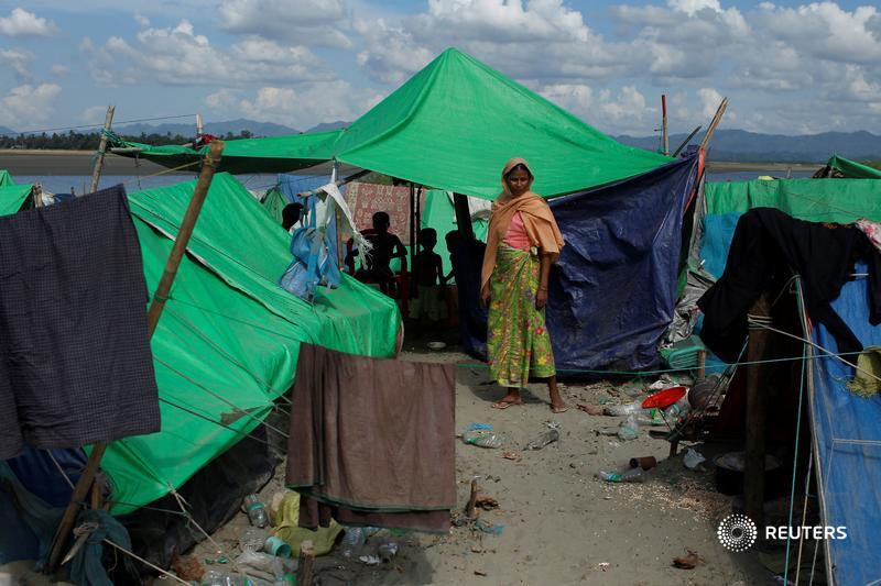 Sanctions:A 2017 military crackdown in Myanmar drove more than 730,000 Rohingya Muslims into neighboring Bangladesh. U.N. investigators have said Myanmar’s military operation included mass killings, gang rapes and widespread arson and was executed with 'genocidal intent'
