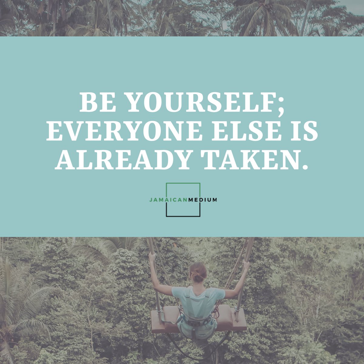 JamaicanMedium's tweet photo. Be who you are and say what you feel, because those who mind don't matter, and those who matter don't mind. 

Find great job openings through @jamaicanmedium or on the Jamaican Medium app. 

#JamaicanMedium #JamaicanMediumJobs #newpath #careers #jobsinjamaica #roadlesstraveled https://t.co/ibIWYttYIt