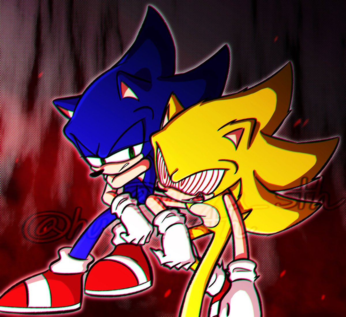 바내너,,#SonicTheHedgehog #sonic #darksonic #fleetway.