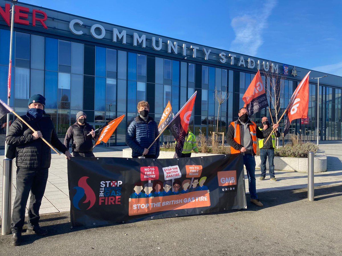 GMBCampaigns's tweet photo. Historic York hosts historic strike action today as amazing GMB members working at British Gas stand up for justice!  Please support British Gas workers #stopthebritishgasfrire @ianbrown_73 @industrialgas @JakeOMalley3 @HazelJN @PDaviesGMB https://t.co/VIvkrQ1osR
