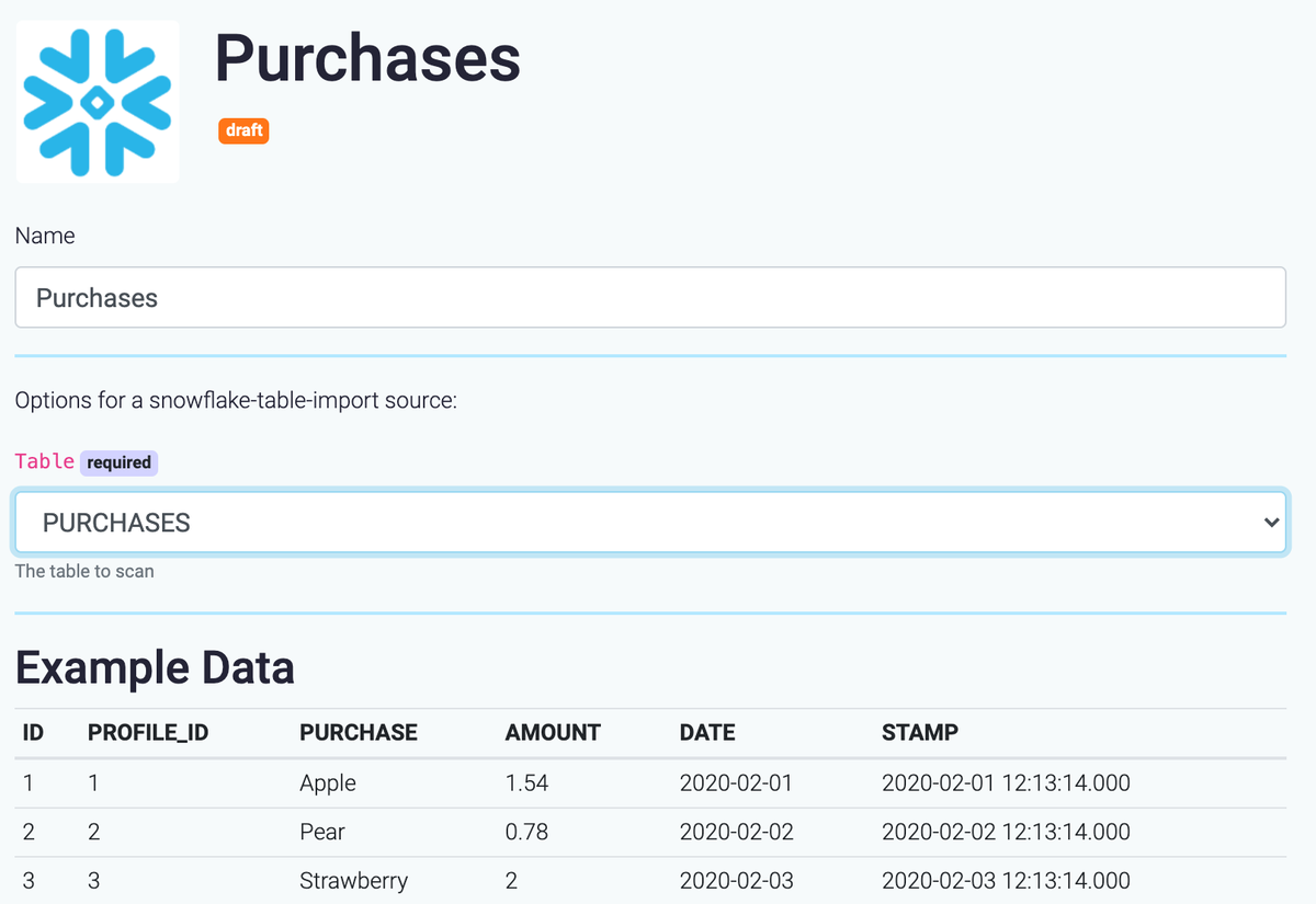 Grouparoo now supports Snowflake as a source! We can pull in data from your Snowflake datawarehouse and sync that data to all of your SaaS tools. buff.ly/3tca9MI