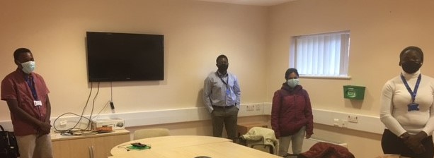 A warm welcome to Mary, Anifat, Adekunle, Ayodeji, our first overseas registered mental health nurses who are joining the trust from Nigeria this week. Our colleagues Sunny, Indiana and Christine are overseeing their induction #WelcometoSomerset