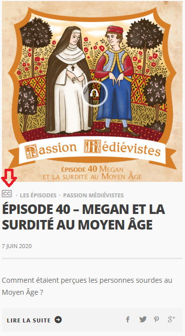 cancerso's tweet photo. On a rendu progressivement la présence des retranscriptions plus visible :
– sur la liste des épisodes, une icône indique qu'une retranscription est disponible
– sur la page de l'épisode, un lien juste en dessous de l'intégration SoundCloud renvoie sur la retranscription
21/25 https://t.co/LvyWhLr5y3
