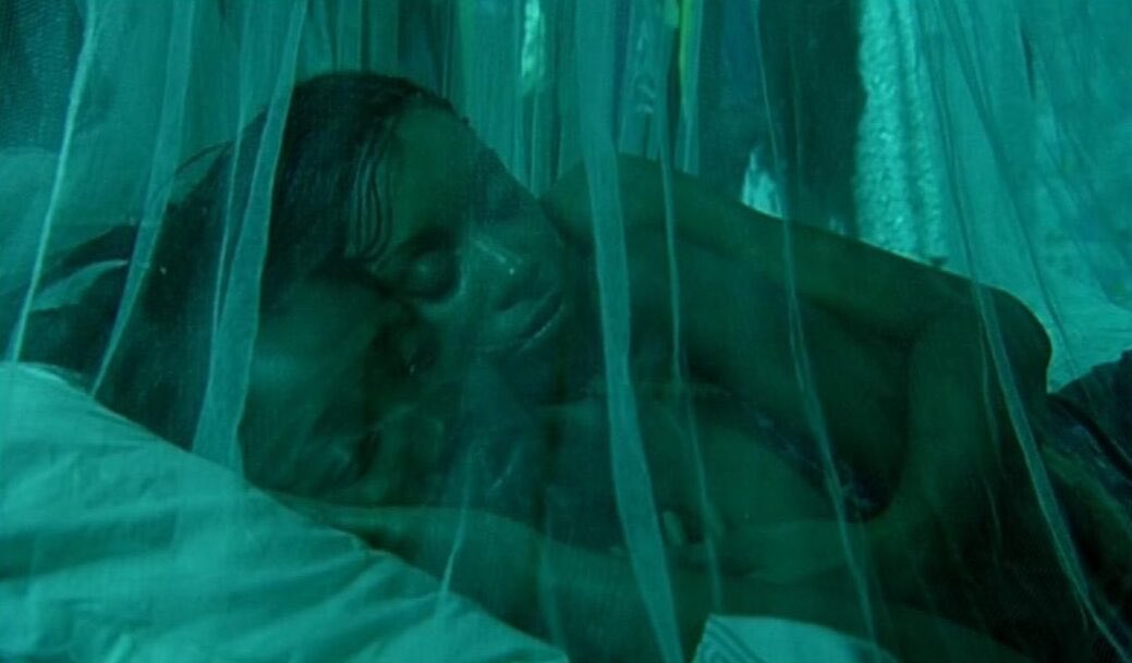 LES SAIGNANTES (2005) dir. Jean-Pierre BekoloIn this blazingly Afrofeminist vision, a pair of supernatural lesbian call girls use their powers to smash a futuristic Cameroon’s corrupt, vampiric political patriarchy.  https://www.criterionchannel.com/les-saignantes&nbsp;