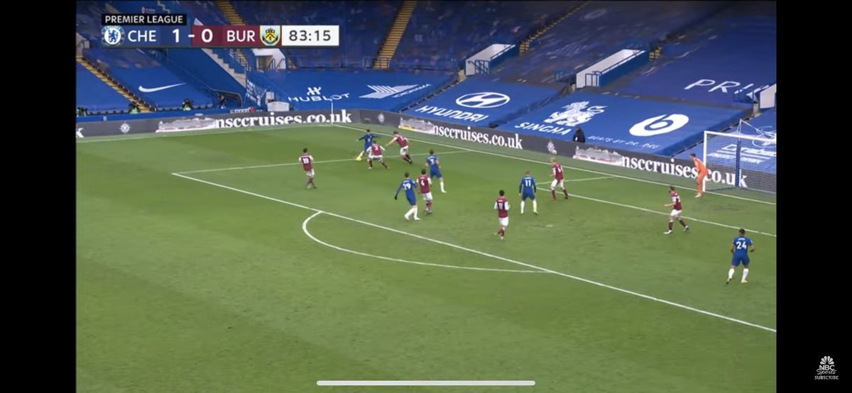 Pulisic’s key role in the game would be to drift left and right to link up play between the wide and central attacking players throughout the 2nd half, culminating in his assist to Alonso for his brilliant volleyed goal.